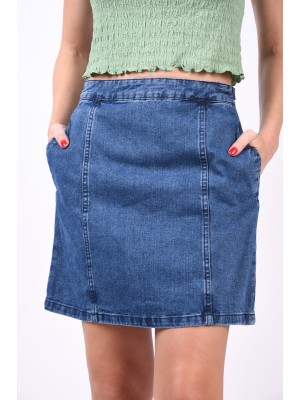 Fusta Noisy May Nmperi Hw Medium Blue Denim